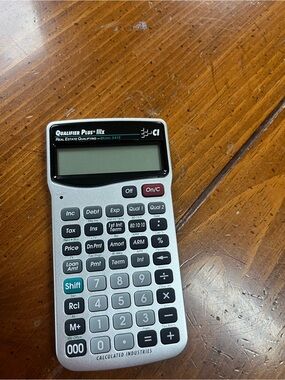Calculated Industries Qualifier Plus IIIx 3415 Real Estate Calculator EUC